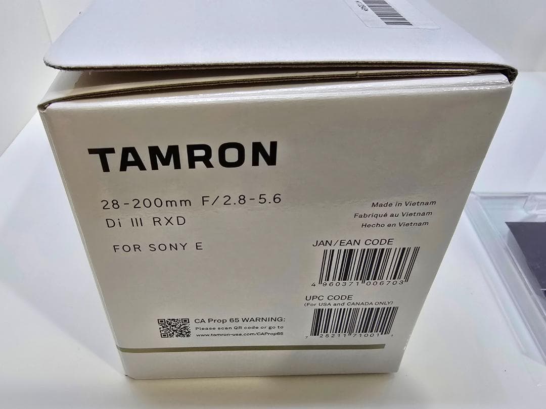 TAMRON 28-200mm F/2.8-5.6 Di III RXD ソニー