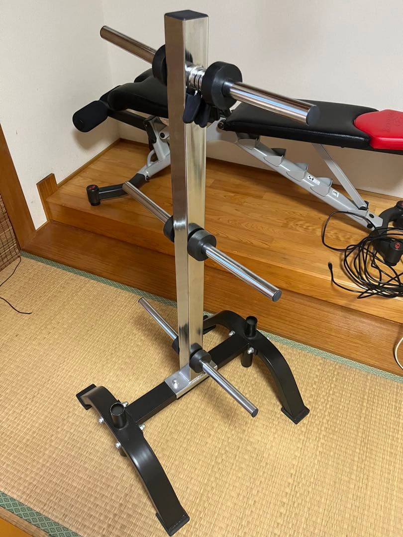 【引き取り限定】ファイティングロード　プレートシャフトラック【美品】 ファイティングロード プレート シャフト ラック プレートツリー