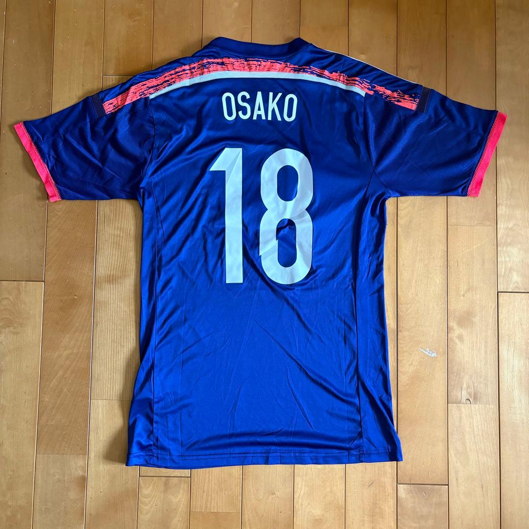 adidas 日本代表 大迫勇也選手 サイン入り ユニフォーム18番 - メルカリ