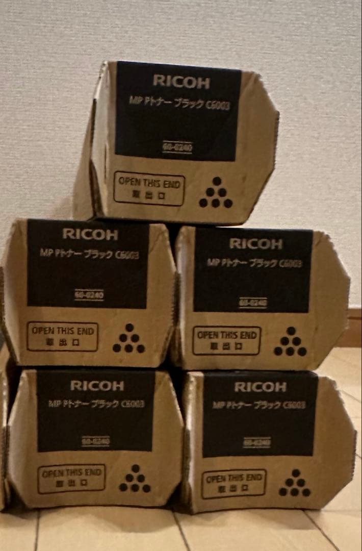 RICOHトナー6003ブラック⭐︎7本 Amazon.co.jp: リコー MP Pトナー C6003 純正トナー ブラック