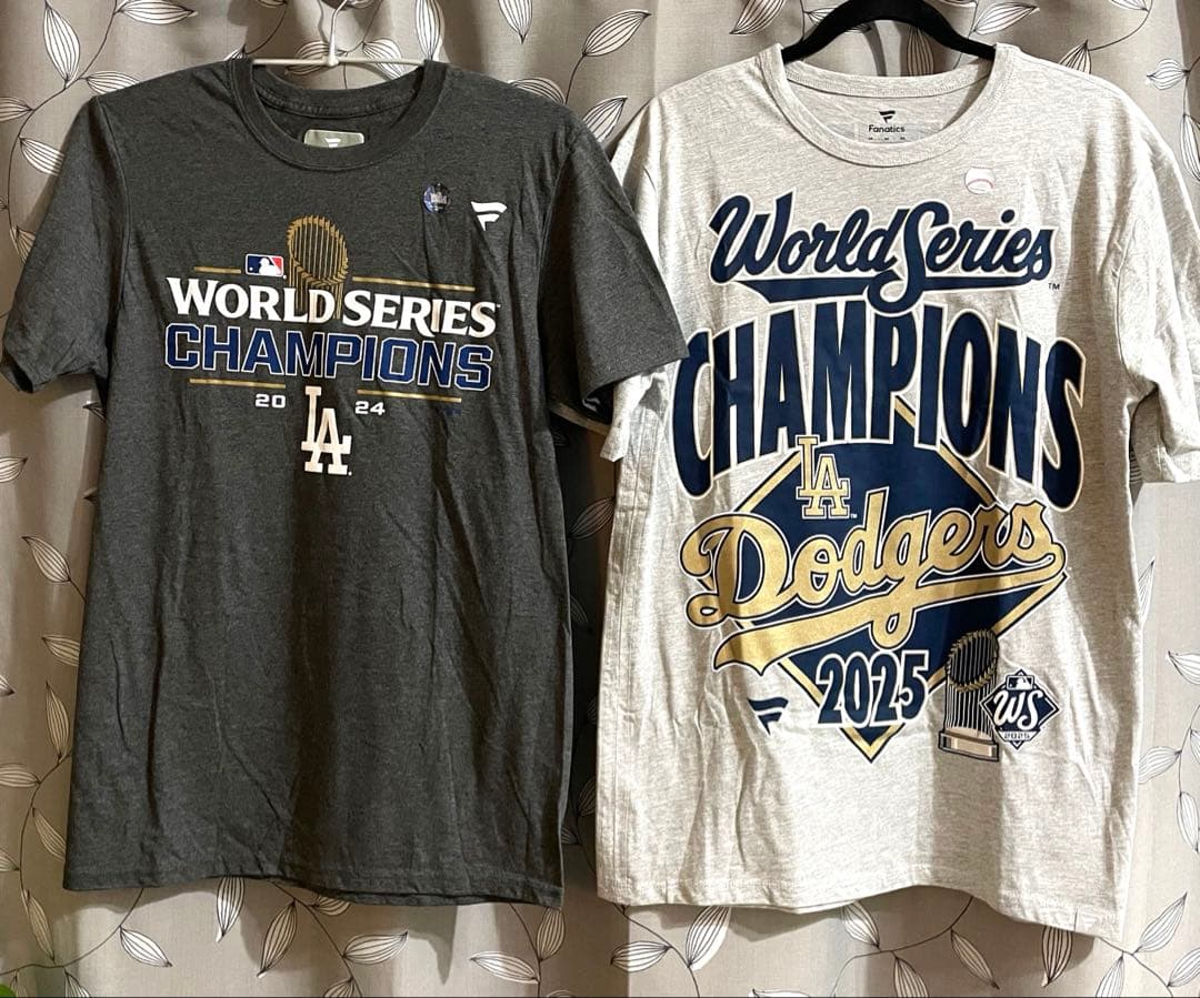 LAドジャース 2025年'24年チャンピオンTシャツセットMサイズ 新品