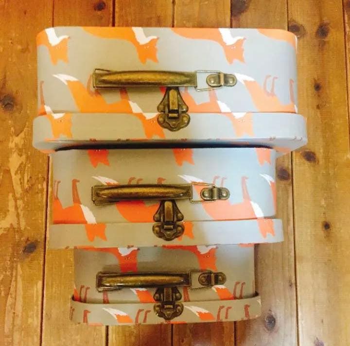 キツネ柄ペーパートランク 3点セット