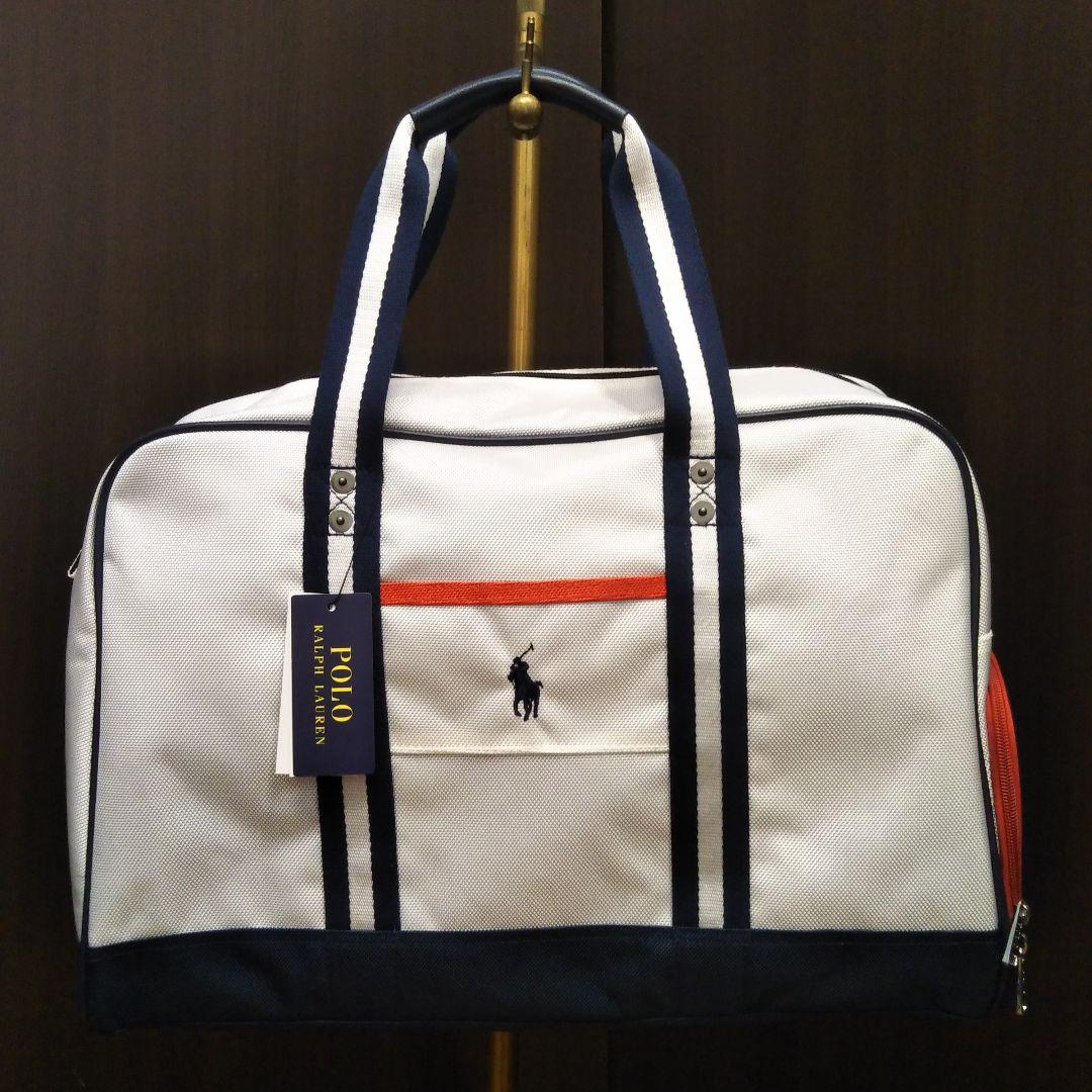 【新品】ポロラルフローレン RLB013 ボストンバッグ ホワイト ボストンバッグ ラルフローレン POLO MBB RLB013 | スポーツ用品なら