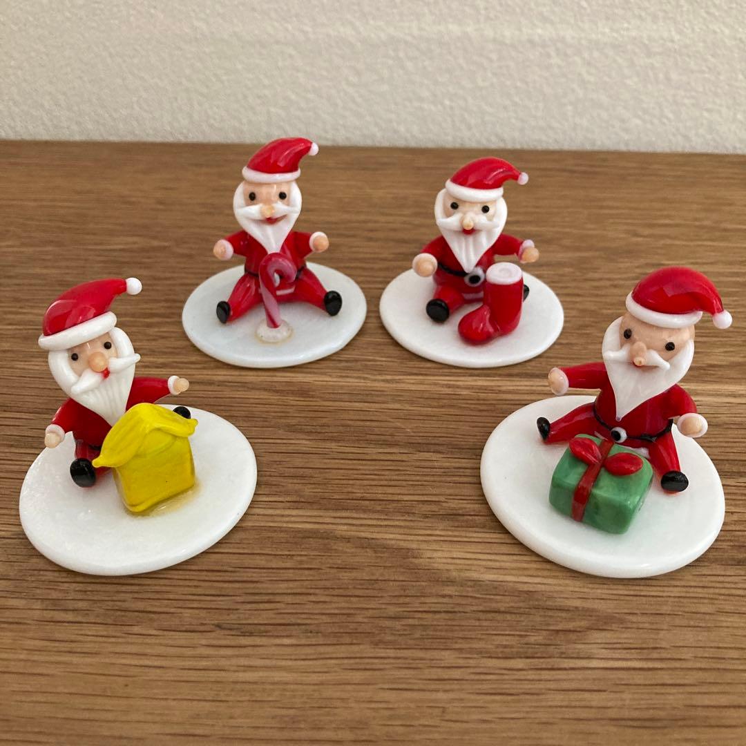 てんてん様】ベネチアガラス サンタクロース クリスマス - メルカリ