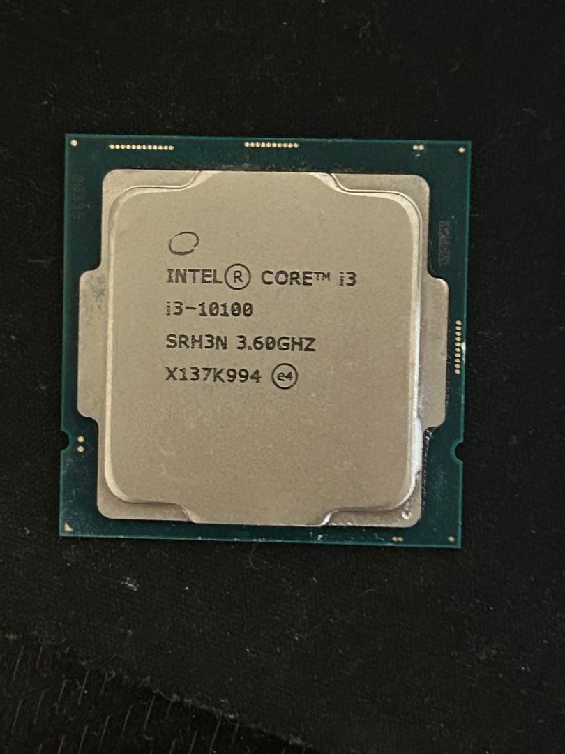値下【動作品】CPU Intel core i3 10100 中古 - メルカリ