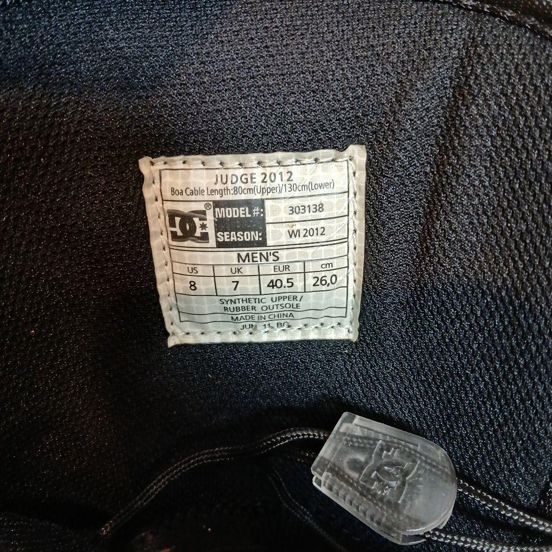 [未使用級・極美品] DC タブルboa スノーボードブーツ 26.0cm