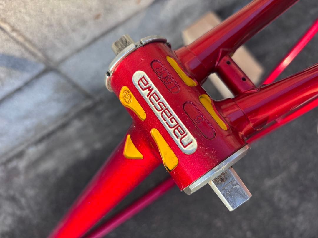 NAGASAWA ピストバイク フレーム NJS 中野レッド C-C530 - メルカリ