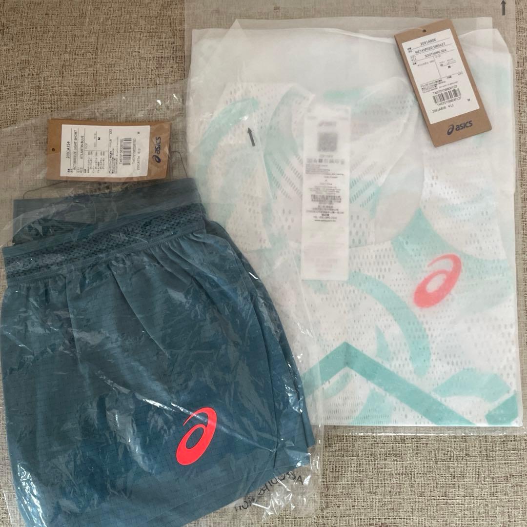 asics METASPEED SINGLET & ランパン セット Mサイズ - メルカリ