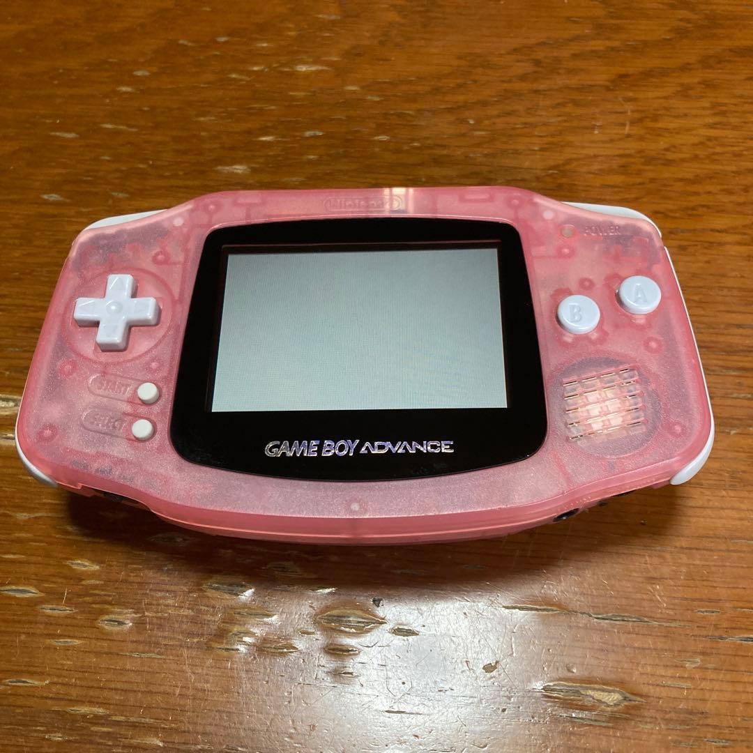 Nintendo ゲームボーイアドバンス本体 ミルキーピンク - メルカリ