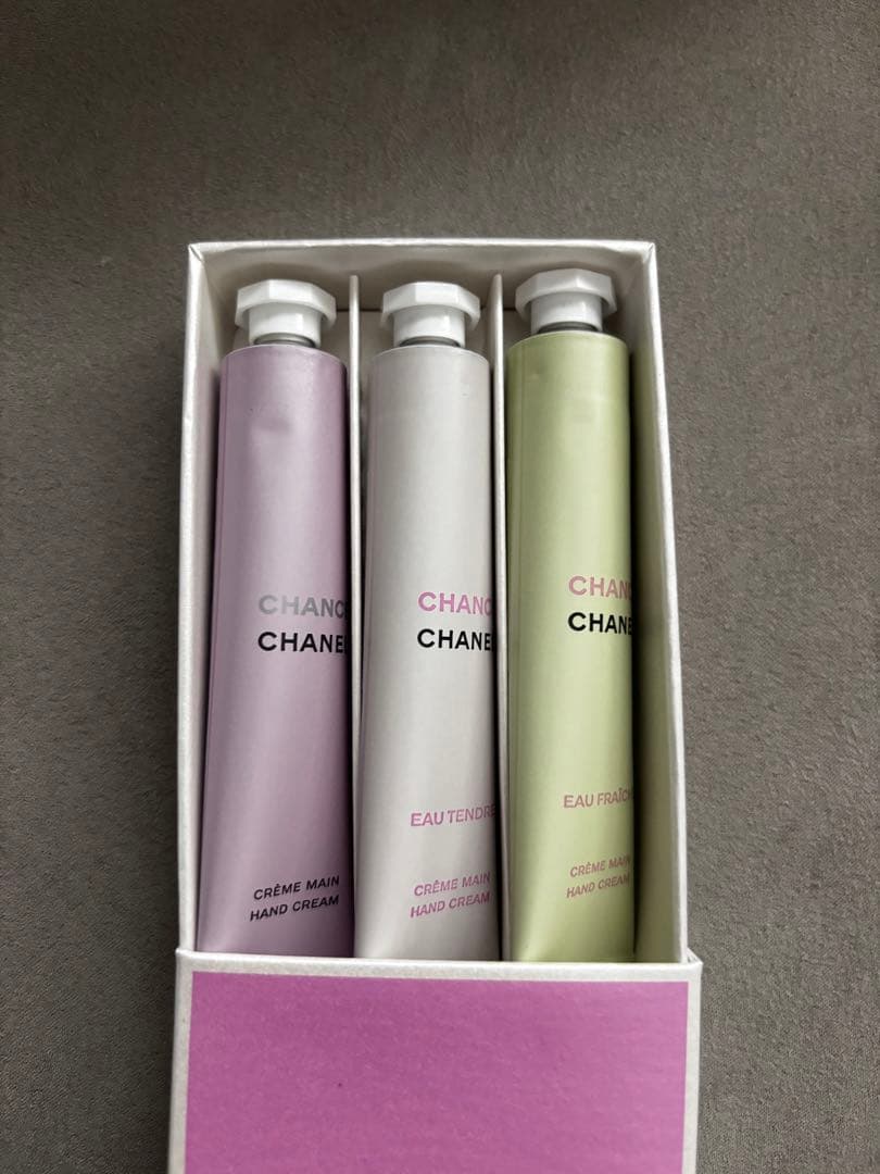 未使用】CHANEL チャンスクレームマンハンドクリーム ミラー巾着試供品