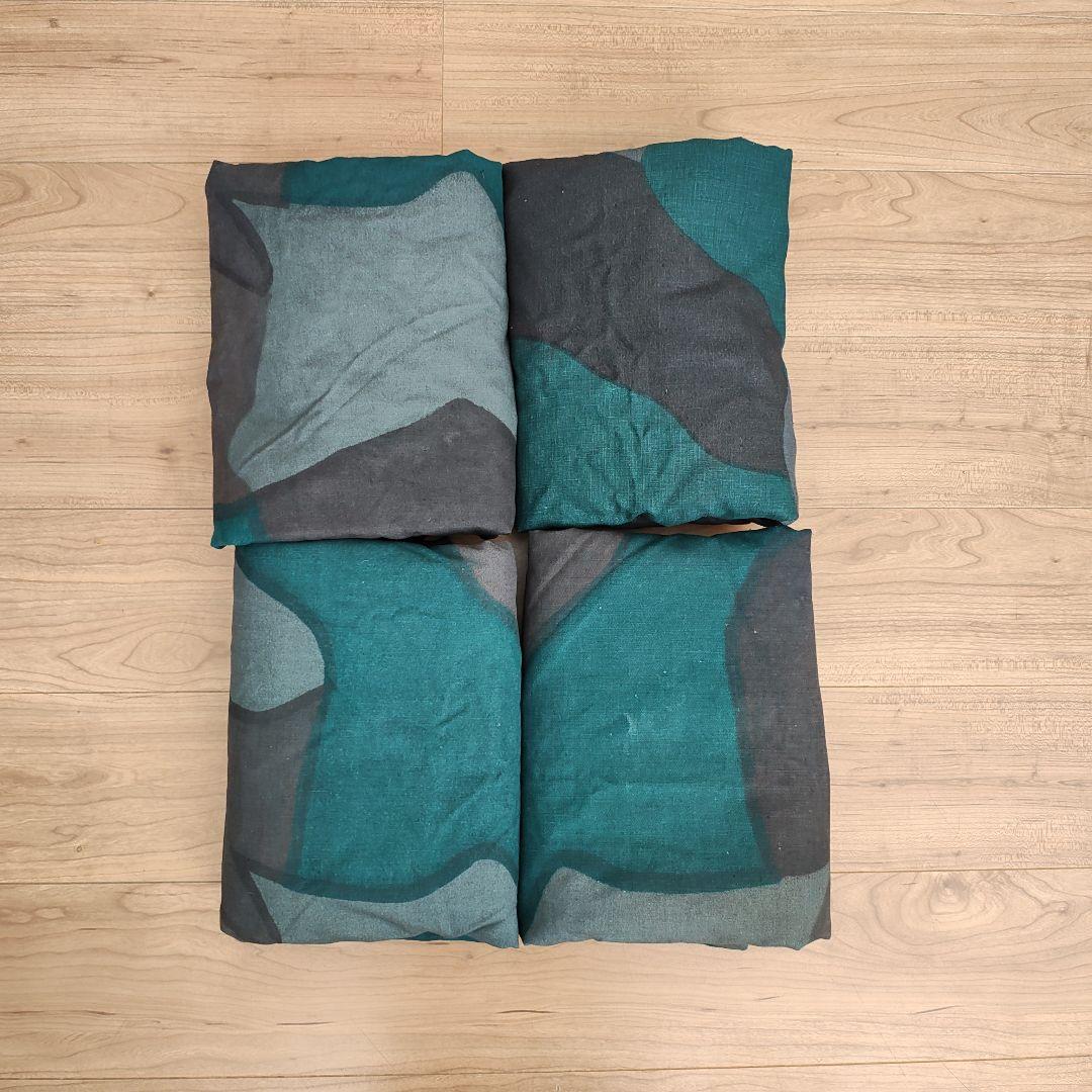 美品】スウェーデン軍幕 テント タープ 4枚組み デットストック 軍幕