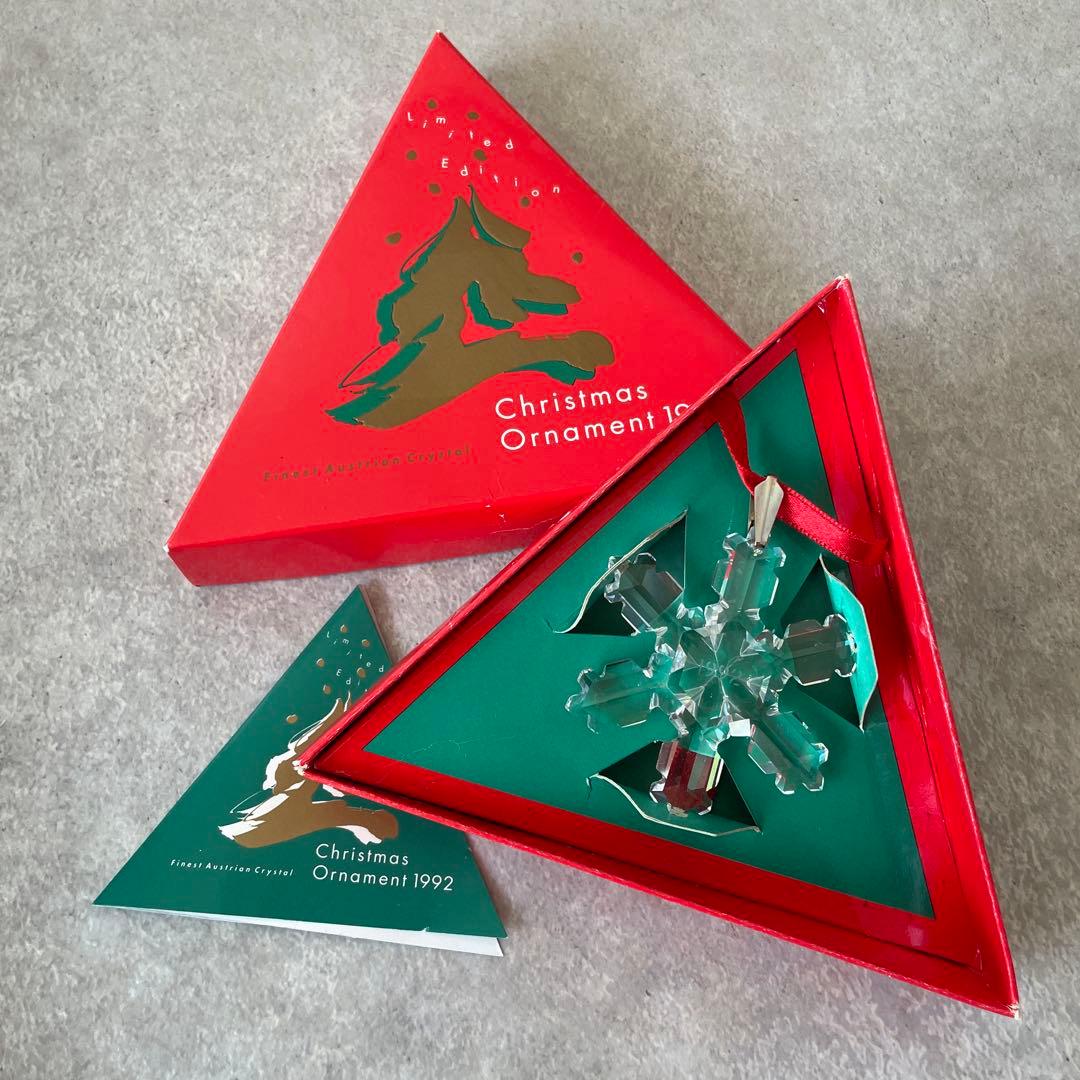 新品未使用 クリスマスオーナメント 1992年 雪の結晶 箱付き - メルカリ