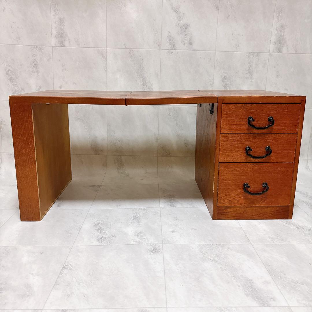 昭和レトロ家具】文机 折りたたみ文机 ヴィンテージ家具 アンティーク