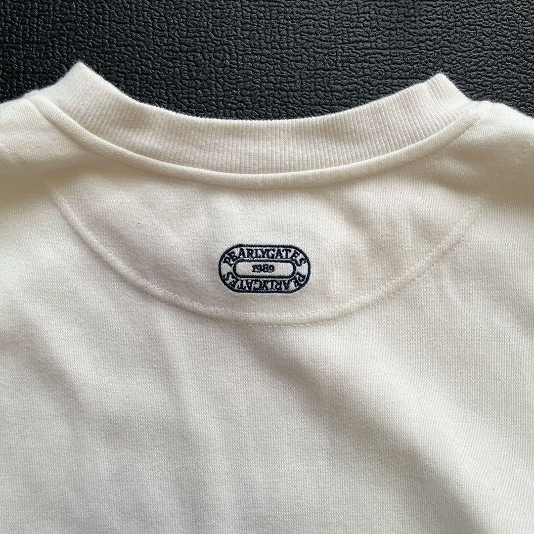 パーリーゲイツ 2024 近年 スウェット ロゴ ダンボールニット ホワイト