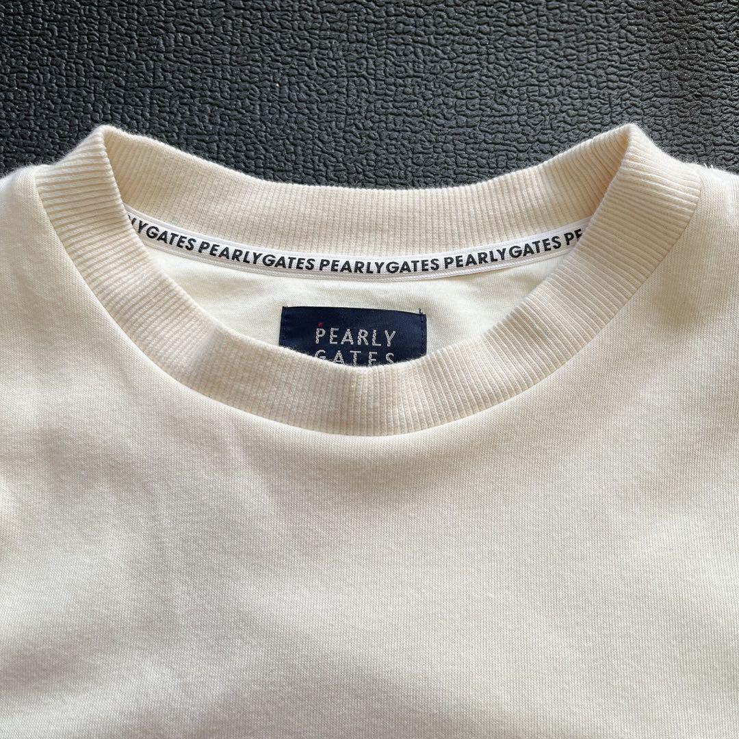 パーリーゲイツ 2024 近年 スウェット ロゴ ダンボールニット ホワイト