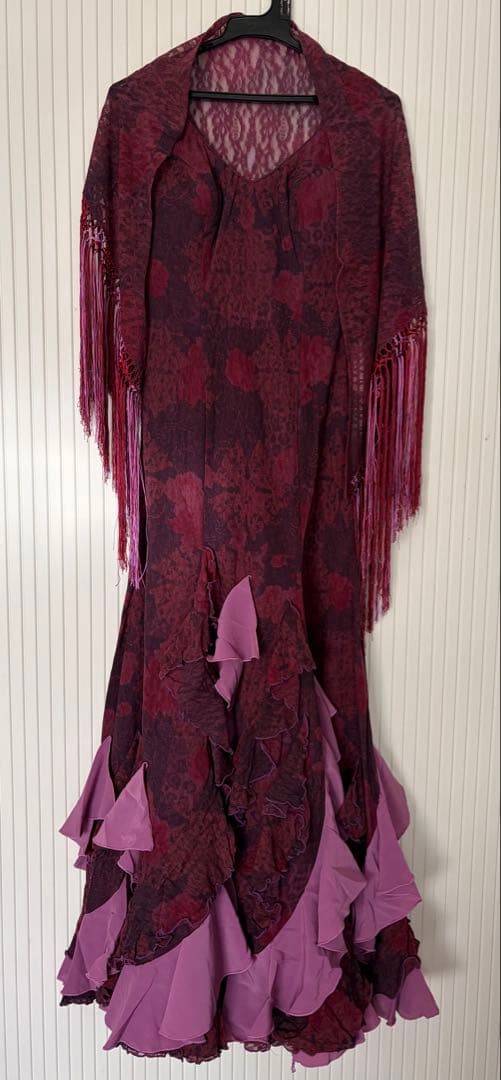 お値下げ！estrella シージョ付きフラメンコドレス お値下げ！estrella シージョ付きフラメンコドレス - メルカリ