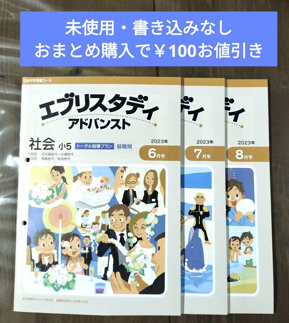 z会 小5 社会 エブリスタディ アドバンスト トータル指導プラン 最難関