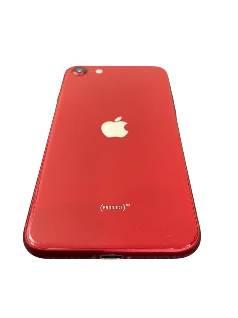 iPhoneSE3 128GB バッテリー100%SIMフリー レッド 赤 - メルカリ