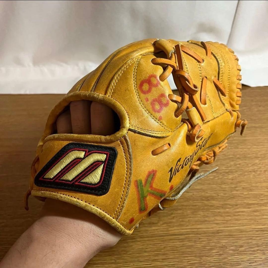 ミズノ ビクトリーステージ 一般硬式 グローブ グラブ 内野用 使用感強