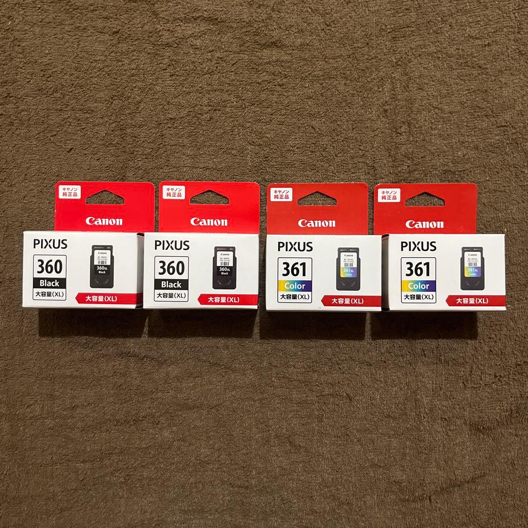 Canon BC361XL+360XL 純正大容量インクセット新品❷ Amazon.co.jp: 【セット買い】Canon 純正 インクカートリッジ BC-360XL