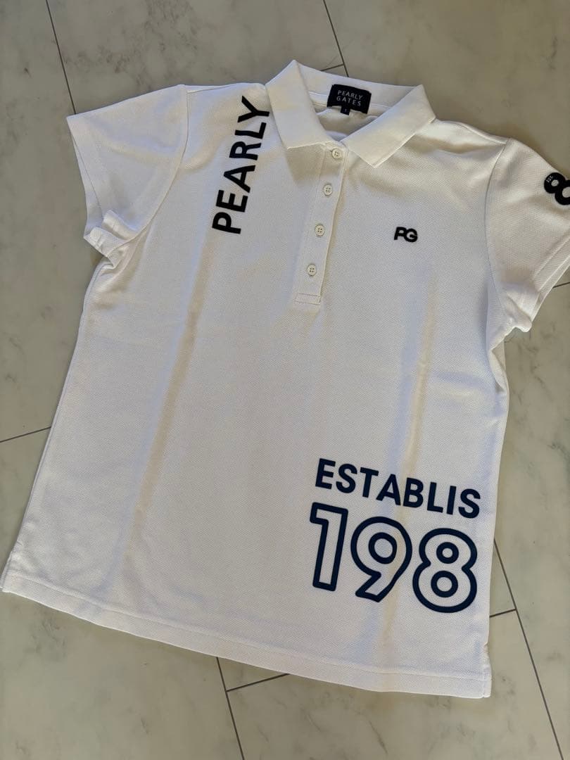 PEARLY GATES パーリーゲイツ　ポロシャツ PEARLY GATES パーリーゲイツ ポロシャツ サイズ4 - メルカリ