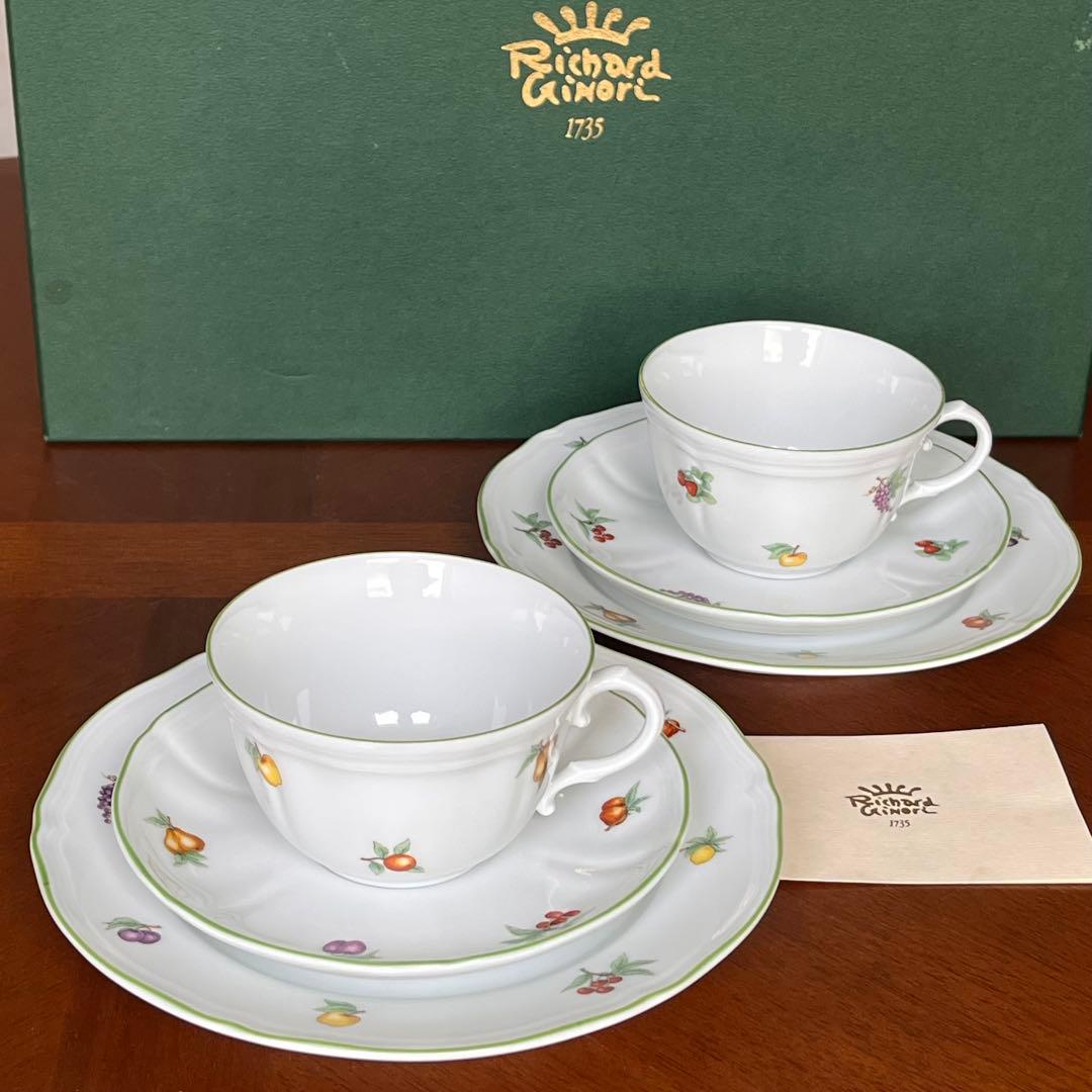 美品】リチャードジノリ☆アンティコエデン☆トリオ ペア - メルカリ