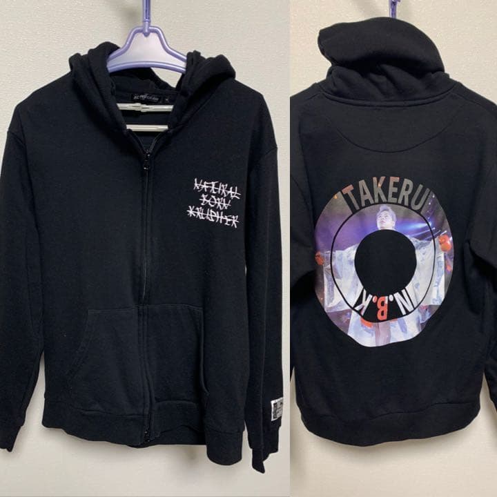 RIZIN 武尊タケルK1 パーカーM natural born krusher - メルカリ