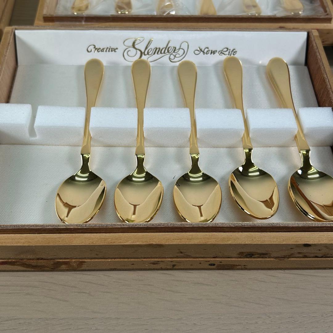 AZUMA アズマ スプーン 金メッキ ゴールド まとめ【7箱】 B255 - メルカリ