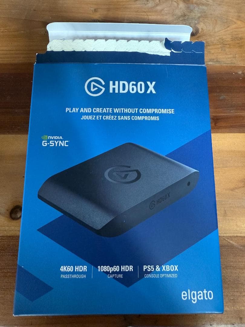 数回使用のみ】Elgato HD60 X キャプチャーボード