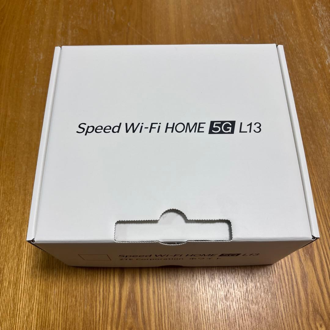 【新品】Speed Wi-Fi  5G L13 ホームルーター Speed Wi-Fi HOME 5G L13│UQ WiMAX（wifi/ルーター）【公式】