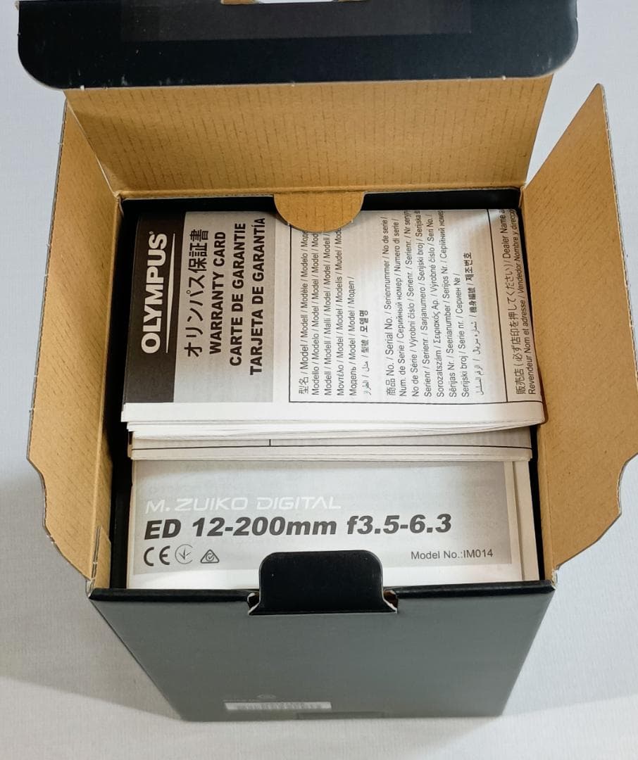 新品 オリンパス ED 12-200mm F3.5-6.3 保証付 キタムラ購入