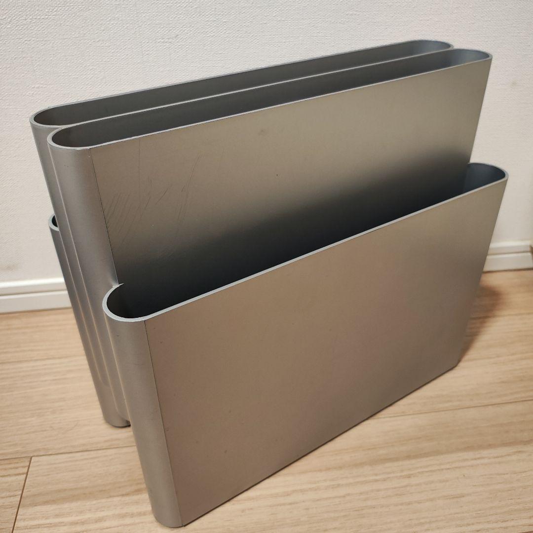 Kartell カルテル マガジンラック 4675 ポルタリビステ シルバー