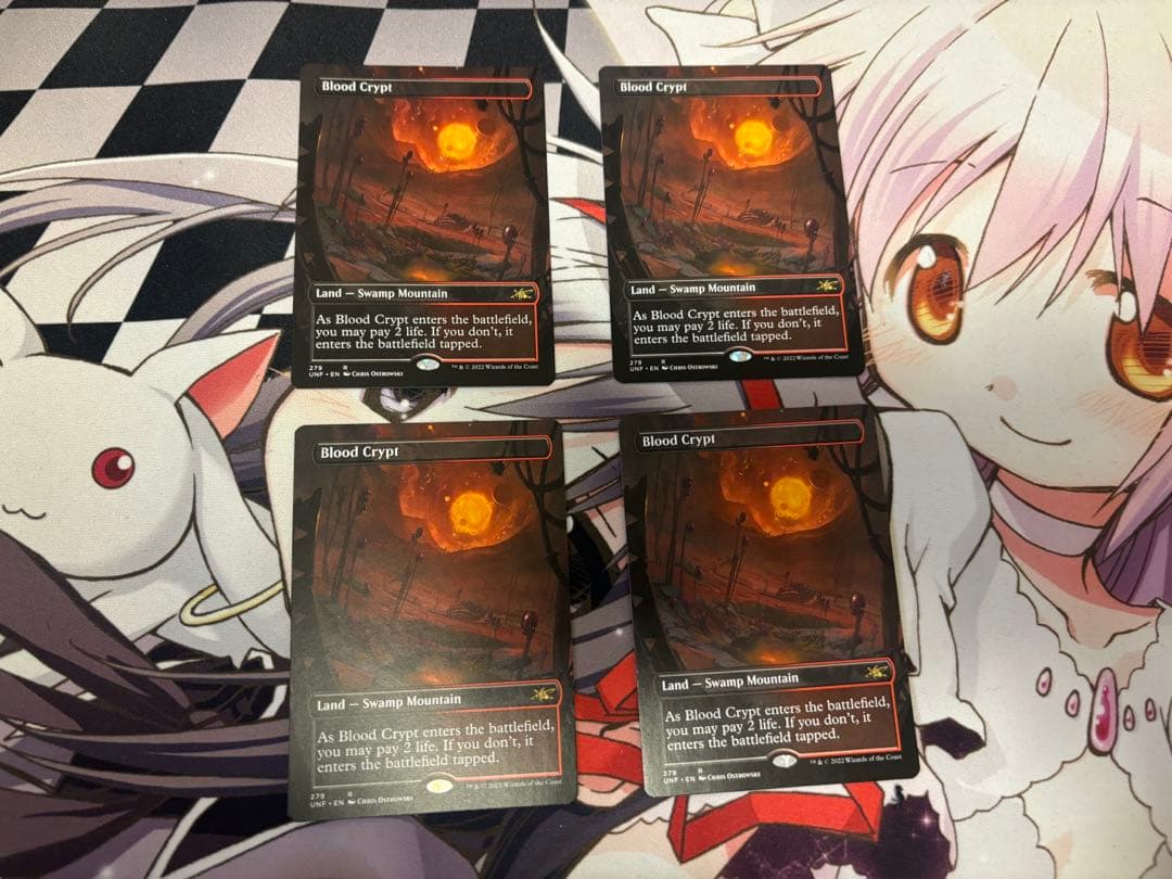 血の墓所/ Blood Crypt UNFINITY 4枚セット MtG 英】血の墓所/Blood Crypt[土地R]【UNF】[ボーダーレス] | モダン以下