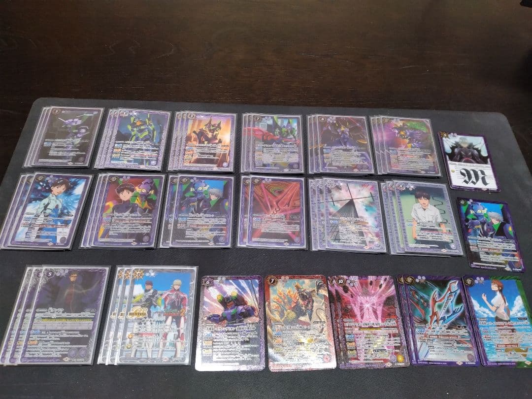 バトスピ エヴァンゲリオンデッキ40枚+2重スリーブ+差し替えカード17枚