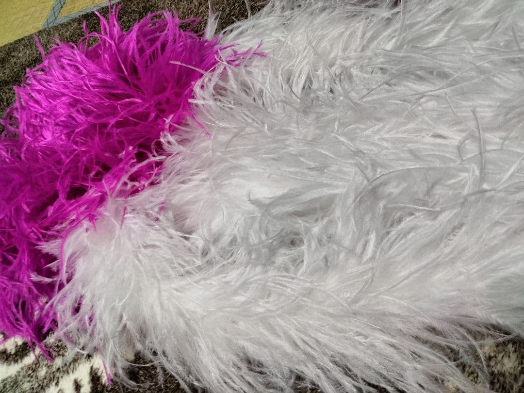 社交ダンス、オーストリッチ羽フロート - メルカリ