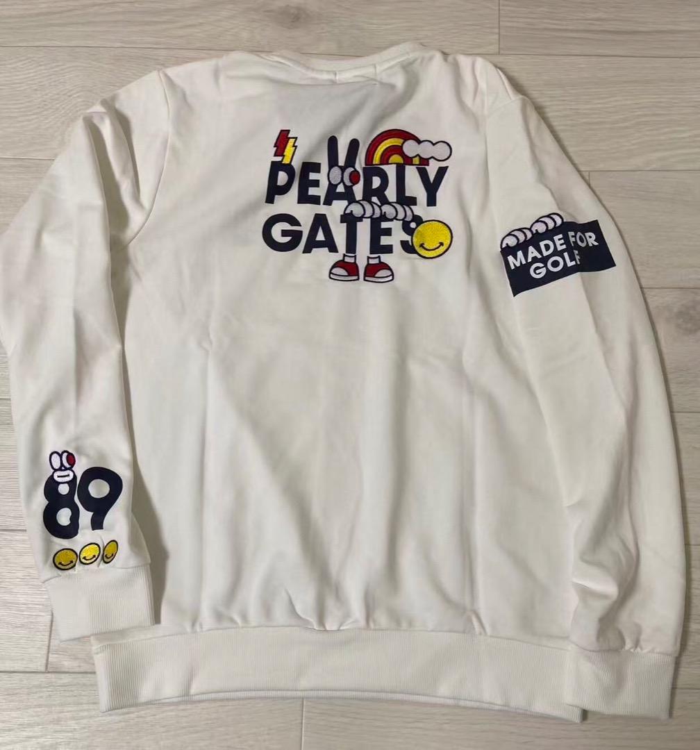 新品 正規品 パーリーゲイツ どうしちゃったPGスウェット 紺 サイズ4 M