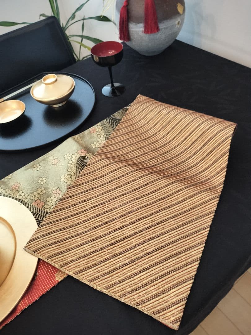 A963☆高級‼️全通‼️ひな祭り‼️テーブルランナー2m15cm - メルカリ