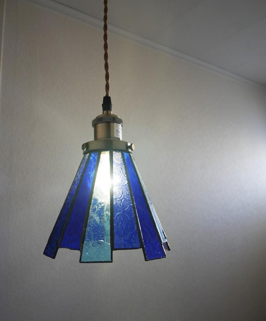 ✴︎:.。.ブルーフレアの14面ペンダントライト ＊送料無料＊ - メルカリ