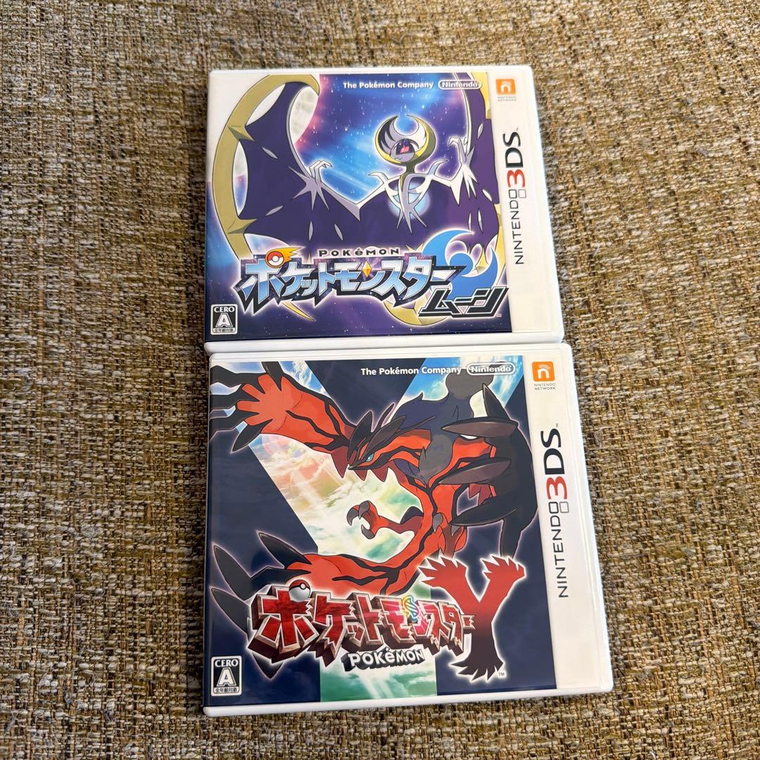 中古品】3DS ポケモンY・ムーン まとめ売り - メルカリ