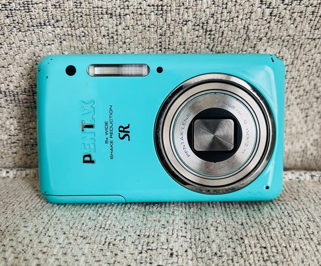 PENTAX Optio S1 ミントグリーン 動作確認済 - メルカリ