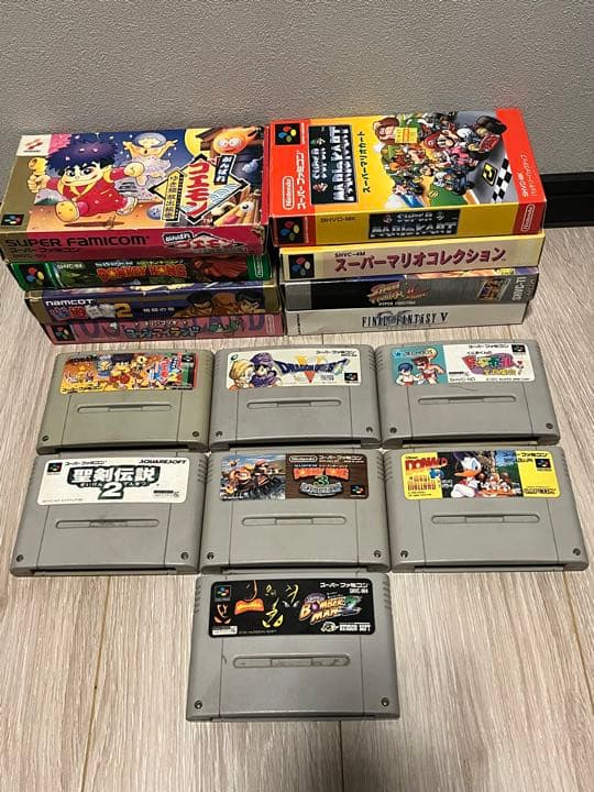 スーファミ カセット バラ売り 箱あり も☆ セット売り】SFC スーパーファミコン ソフト 箱付き 10本 まとめ売り
