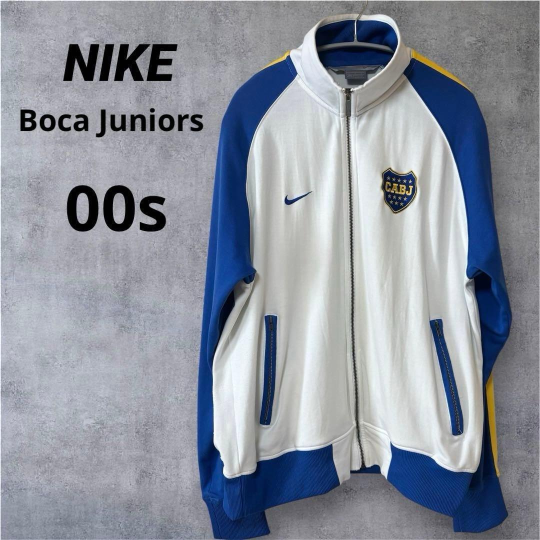 Boca Juniors フットボールジャケット ナイキ L 00s - メルカリ