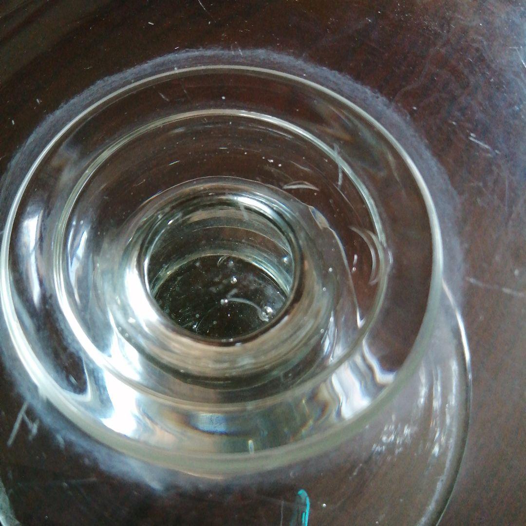 大正ガラス　コンポート　20.5cm　大正期