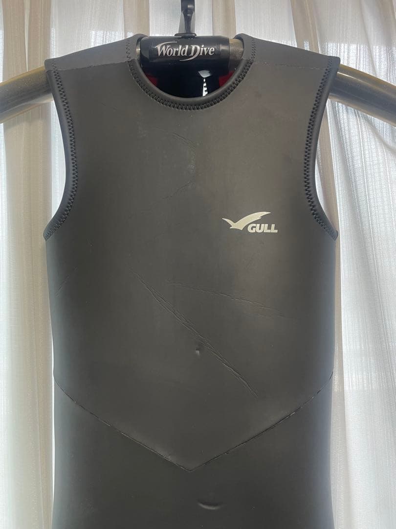 GULL 3mm ML ロングジョン ウェットスーツ ノースリーブ ハンガー付 3mmSKINロングジョン メンズ | スクーバダイビング・スキンダイビング