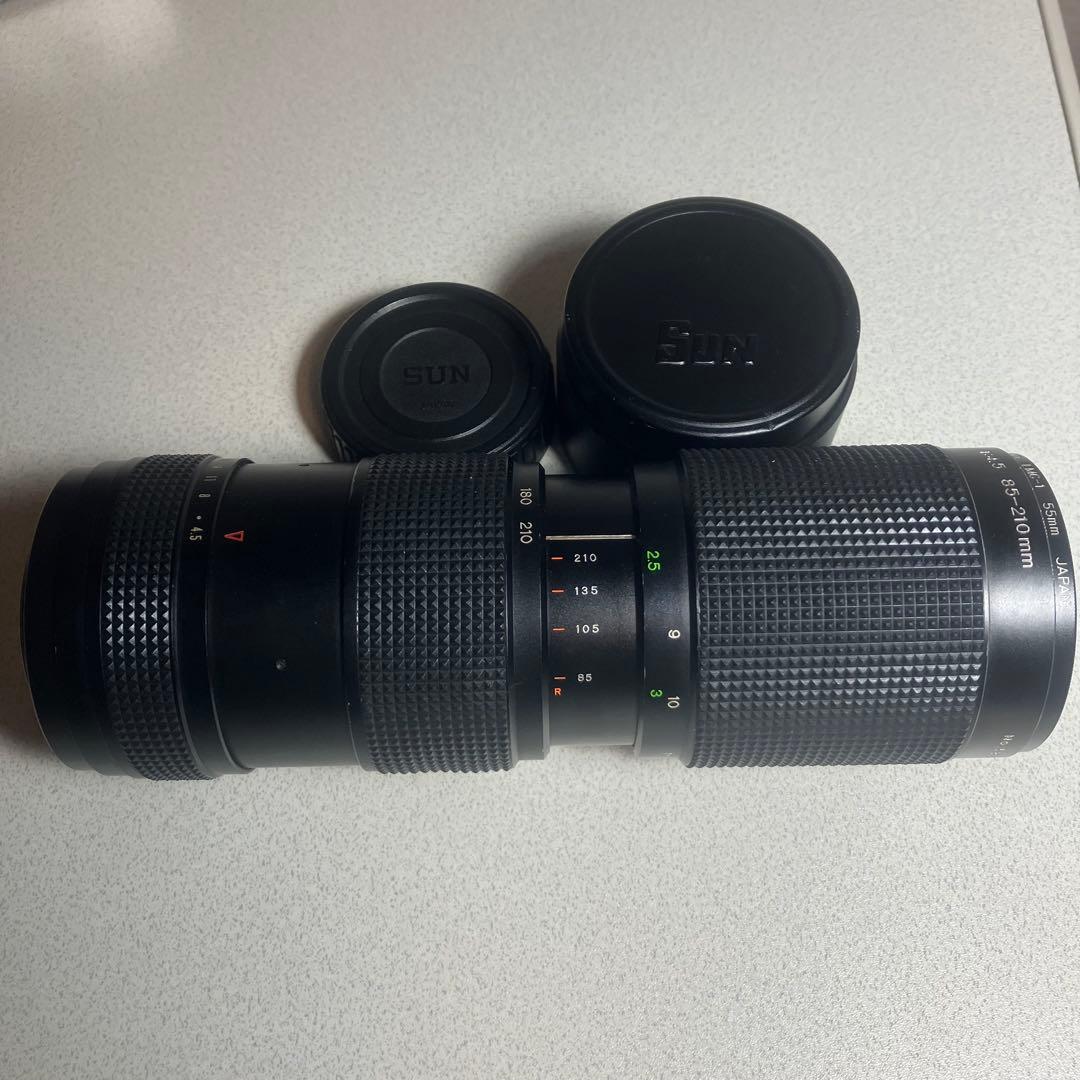 FUJICA 一眼レフフィルムカメラ ST801 + 望遠レンズ + ストロボ - メルカリ