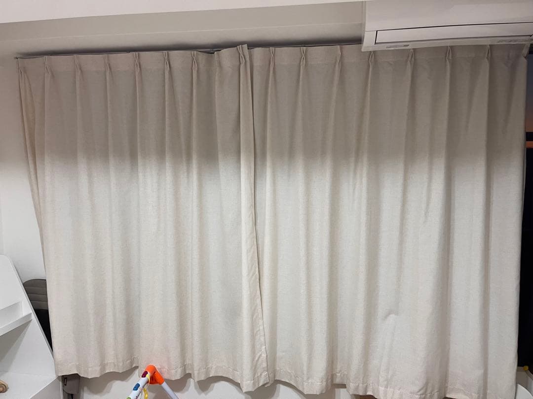 リネンカーテン　ナチュラルuvカット　【幅135×丈175】 楽天市場】【ポイント5倍】 リネンカーテン 麻カーテン ナチュラル 非