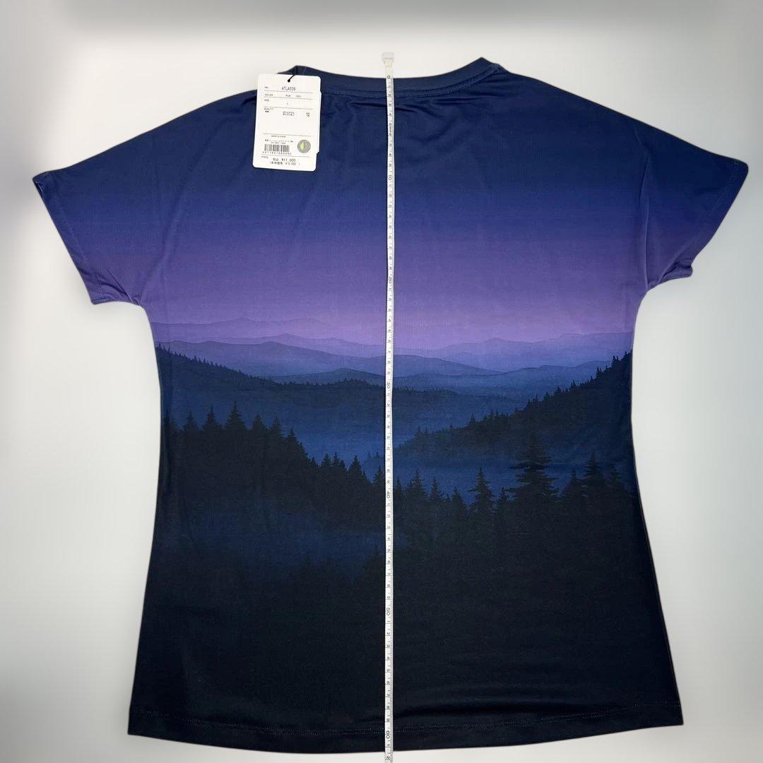 Admiral グラデーション風景Tシャツ 最新2025秋冬モデル Lサイズ