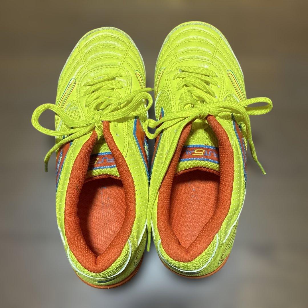 蛍光イエロー/オレンジ サッカーシューズ 26.5cm - メルカリ
