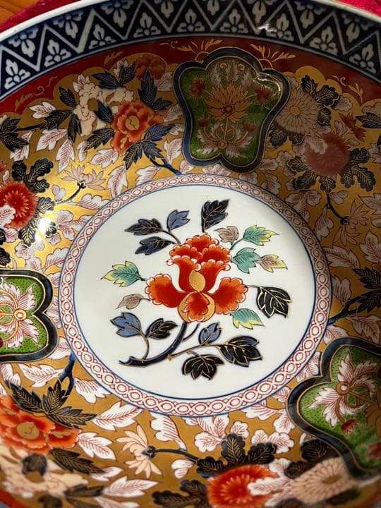 世那大平　昭和其泉　大皿　極錦金彩古伊万里　有田焼　24.5cm