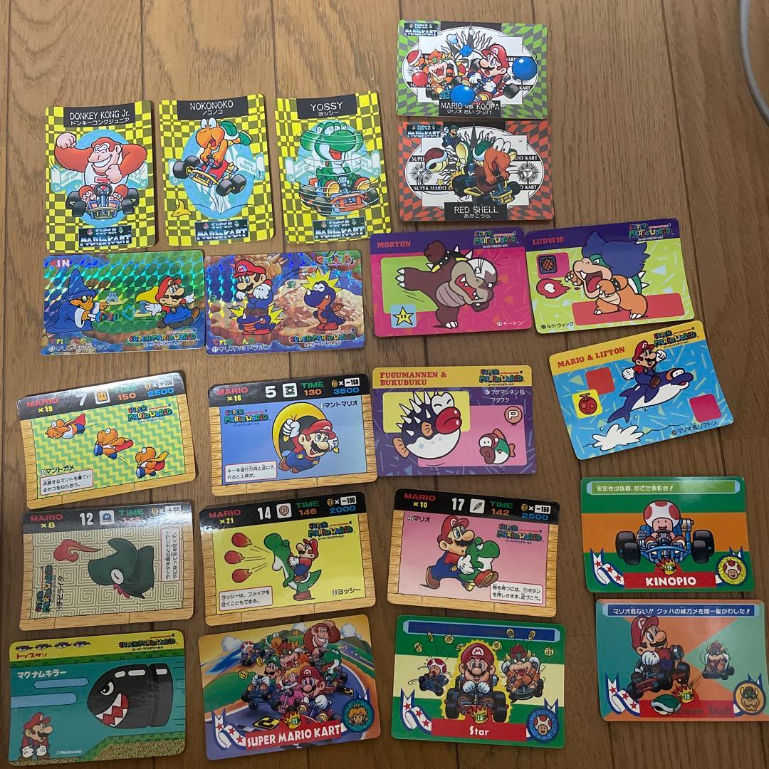 マリオ カードダス21枚セット - メルカリ